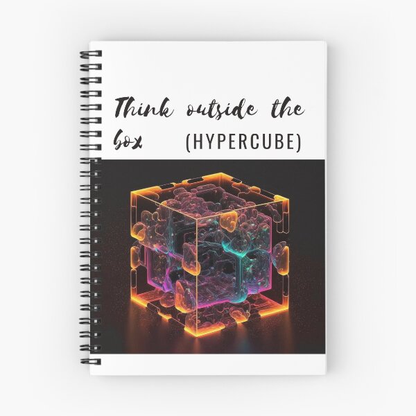 Item preview, #19 Think outside the hypercube designed and sold by Rebelabel.