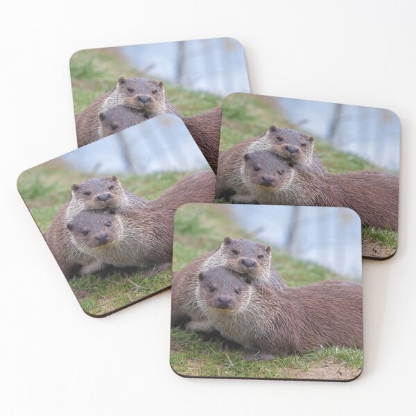 Item preview, Otterly in Love (European Otters) designed and sold by Krys Bailey.