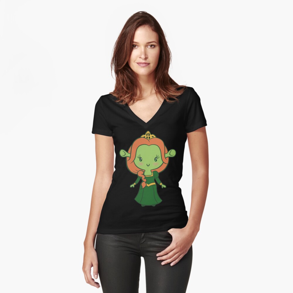 Item preview, Fitted V-Neck T-Shirt designed and sold by Ellador.