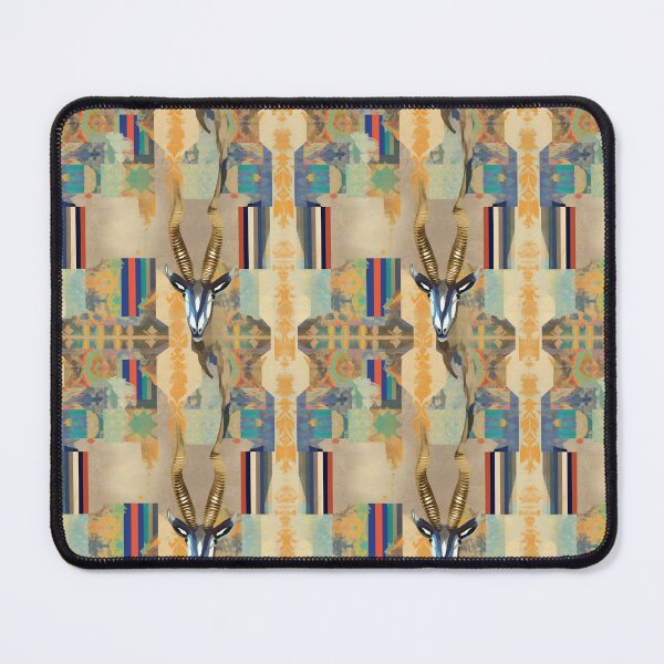 Item preview, Arabian Fusion, Arabian oryx, Deer, Vintage Collage designed and sold by ArtCastGallery.