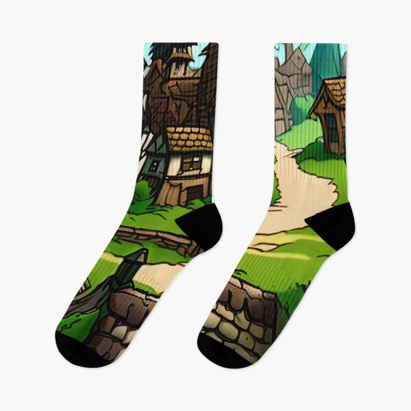 Item preview, Cartoon village designed and sold by Glenbobagins.