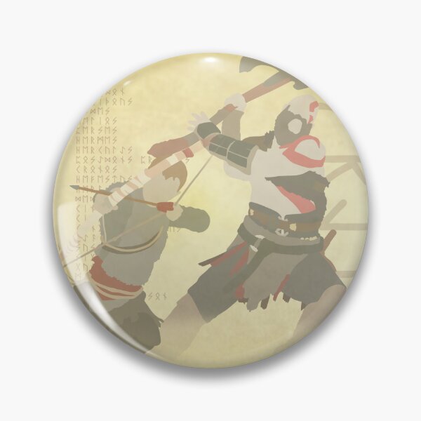 Item preview, Kratos & Atreus designed and sold by SlothSketches.
