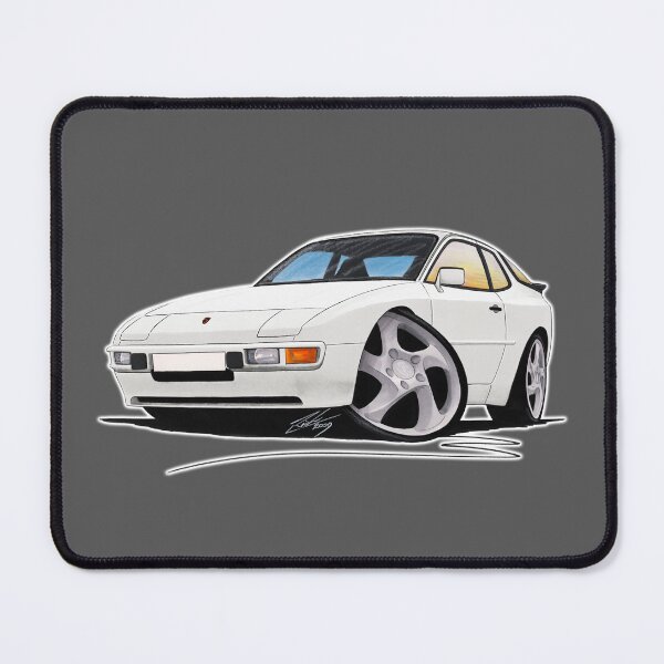 Item preview, Porsche 944 White designed and sold by Yeomans Cartoons.