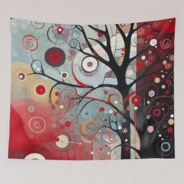 Item preview, Abstract Tree Bubble - Vibrant Artwork for Modern Decor designed and sold by JustArtDesign9.