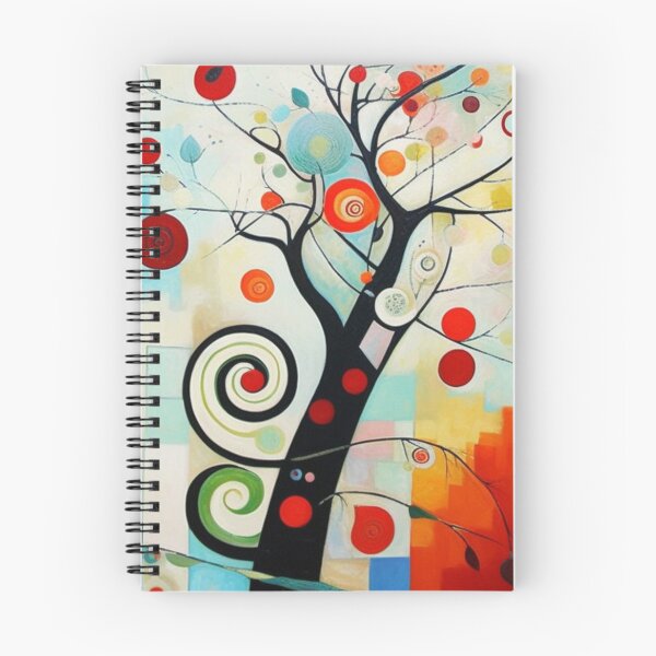 Item preview, Abstract Red Tree Watercolor - Serene Nature Art designed and sold by JustArtDesign9.
