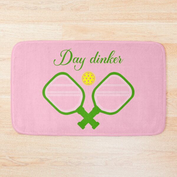 Item preview, Day DINKer - Funny PICKLEBALL player gift - DINK responsibly - pickleball paddle - I LOVE PICKLEBALL pink PREPPY green designed and sold by originalsusie.