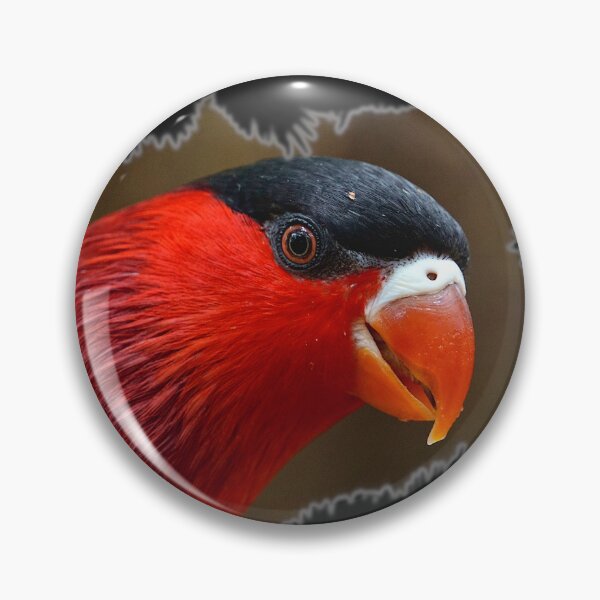 Item preview, Red Lory Bird designed and sold by Nicole Gath.