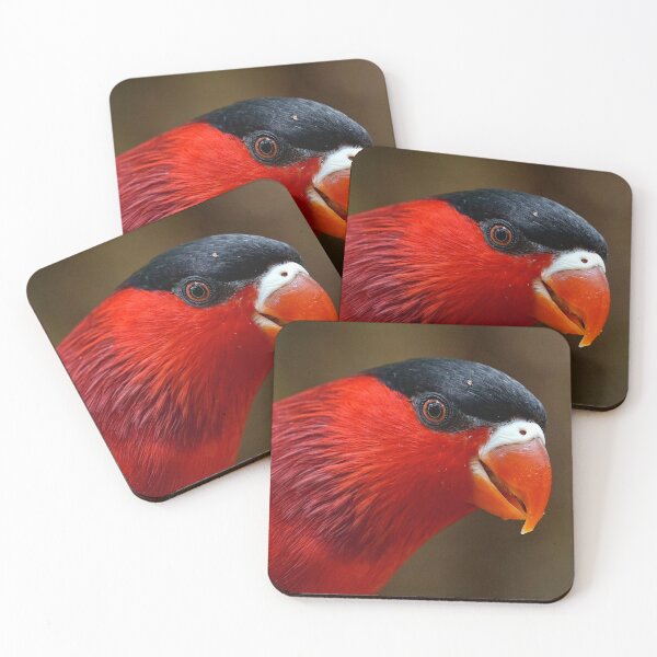 Item preview, Red Lory Bird designed and sold by Nicole Gath.