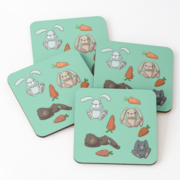 Aperçu de l'œuvre Lapins mignons créée et vendue par LollieAnneArt.