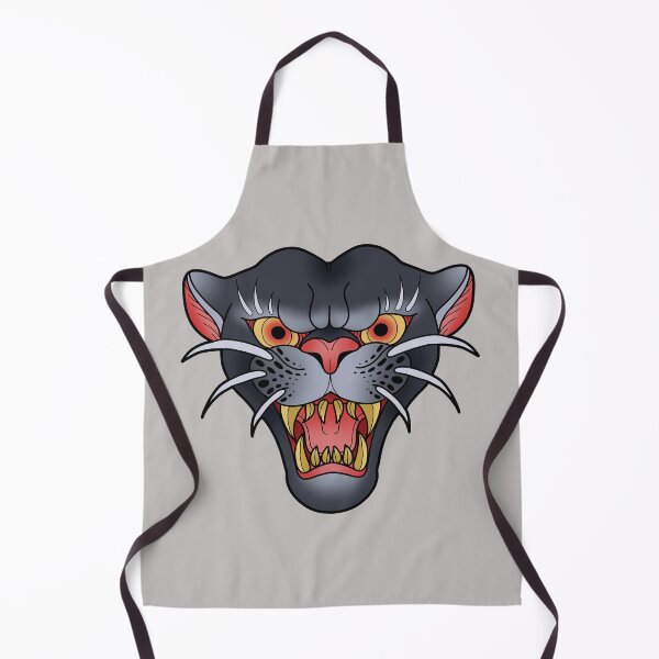 Item preview, Panther Head Traditional Tattoo designed and sold by Xyluxus.