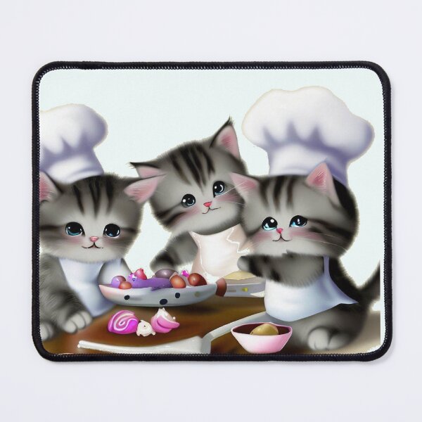 Item preview, cat cooking chef kitty  designed and sold by GLORY-LIFE.
