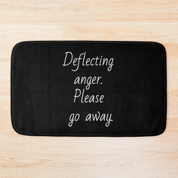 Item preview, Deflecting anger. Please go away. White letters. designed and sold by AdiRemba.