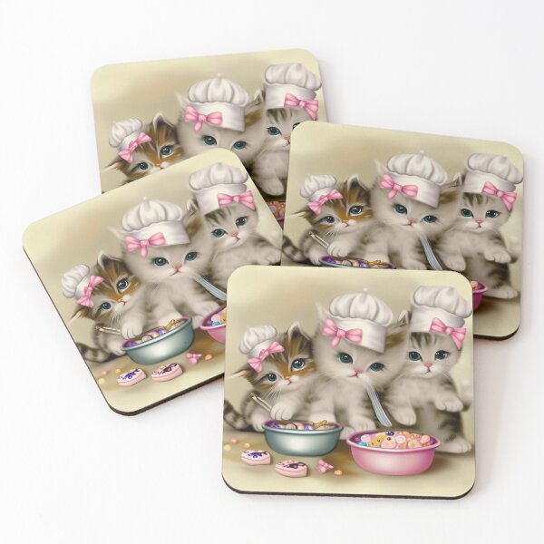Item preview, cat cooking chef kitty  designed and sold by GLORY-LIFE.