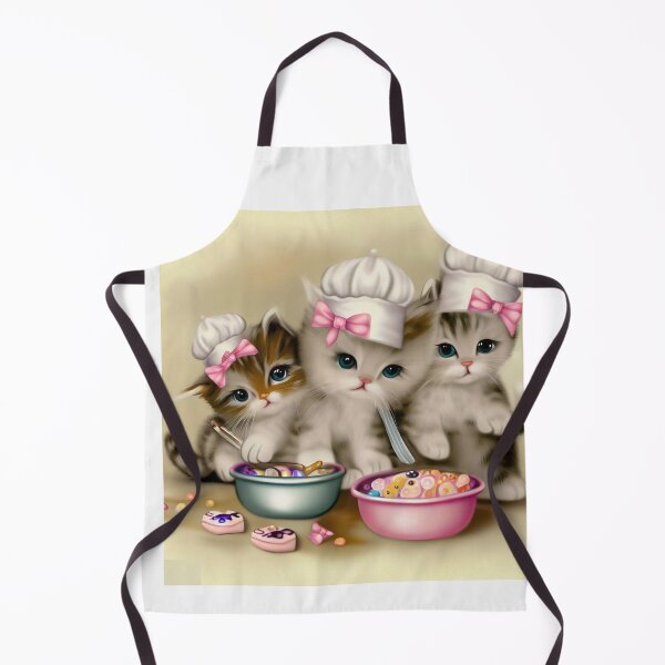 Item preview, cat cooking chef kitty designed and sold by GLORY-LIFE.
