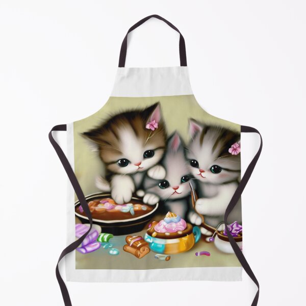 Item preview, cat cooking chef kitty designed and sold by GLORY-LIFE.