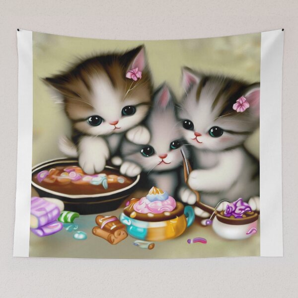 Item preview, cat cooking chef kitty  designed and sold by GLORY-LIFE.