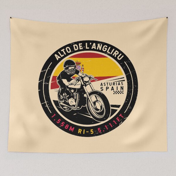Item preview, Alto de l’Angliru | Spain | Motorcycle designed and sold by KrisSidDesigns.