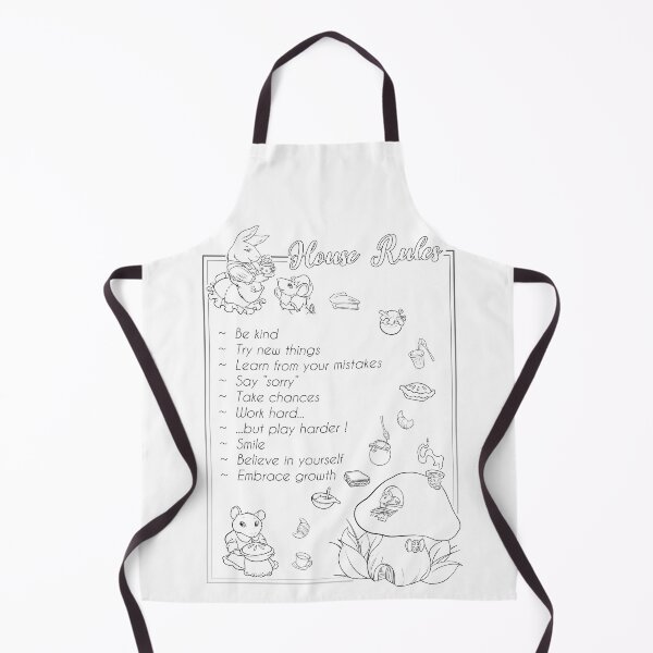 Item preview, Coloring page cottagecore house rules for kids, grandparents, family, airbnb... designed and sold by beewitchcottage.