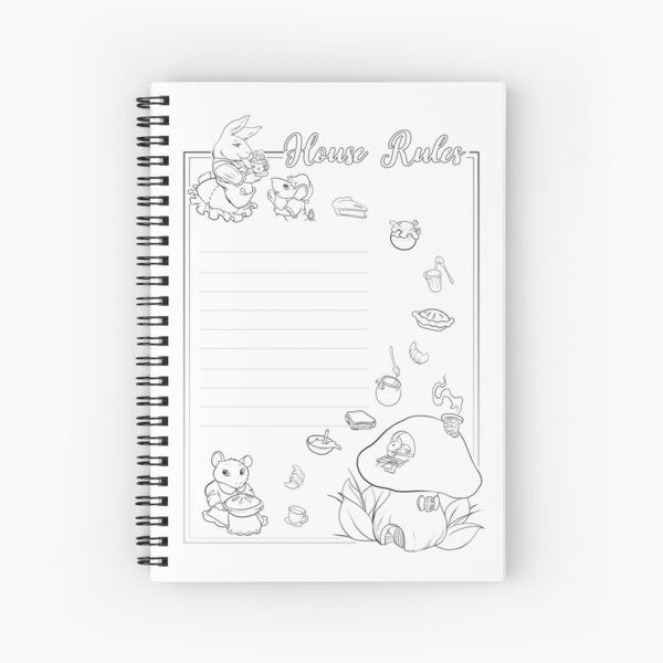 Houses Spiral Blank Notebook