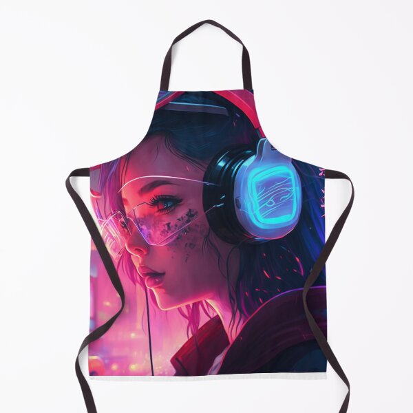 Aperçu de l'œuvre Futuristic Cyberpunk Girl créée et vendue par TMDNE.