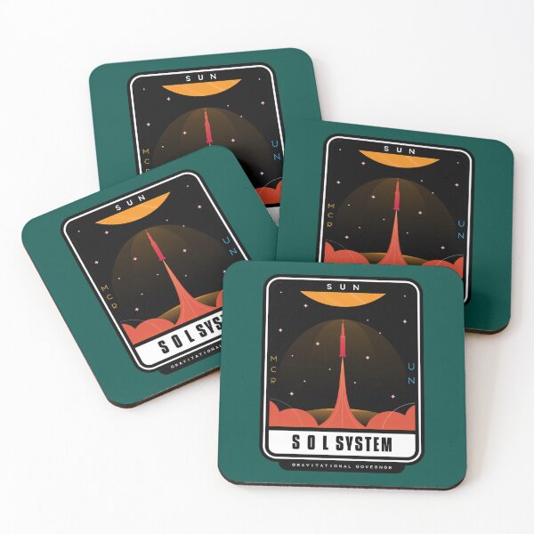 Item preview, Solar System Minimalist Patch  designed and sold by ElmoreWitting.