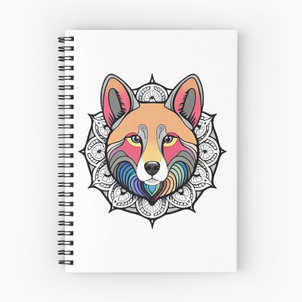 Item preview, Colorful dog mandala designed and sold by MyStickeroonies.