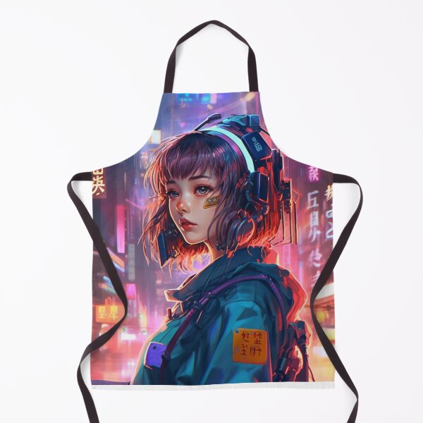 Aperçu de l'œuvre Futuristic Cyberpunk Girl créée et vendue par TMDNE.