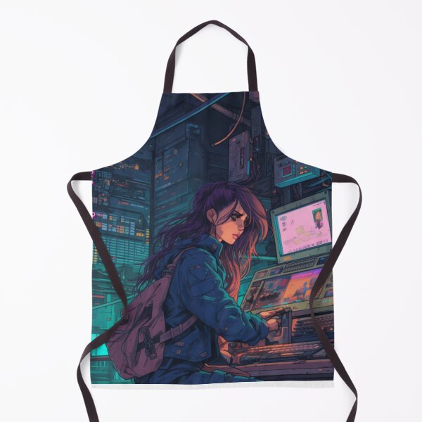 Aperçu de l'œuvre Futuristic Cyberpunk Girl créée et vendue par TMDNE.