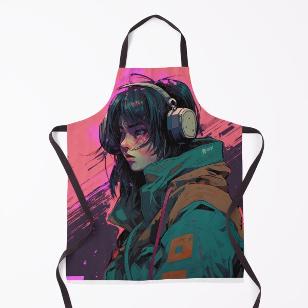 Aperçu de l'œuvre Futuristic Cyberpunk Girl créée et vendue par TMDNE.