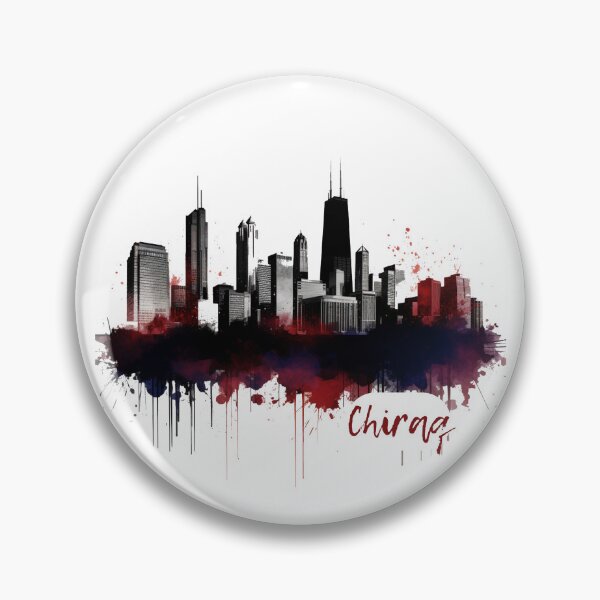 Item preview, Chiraq Chicago City Skyline designed and sold by AndrewWorld.