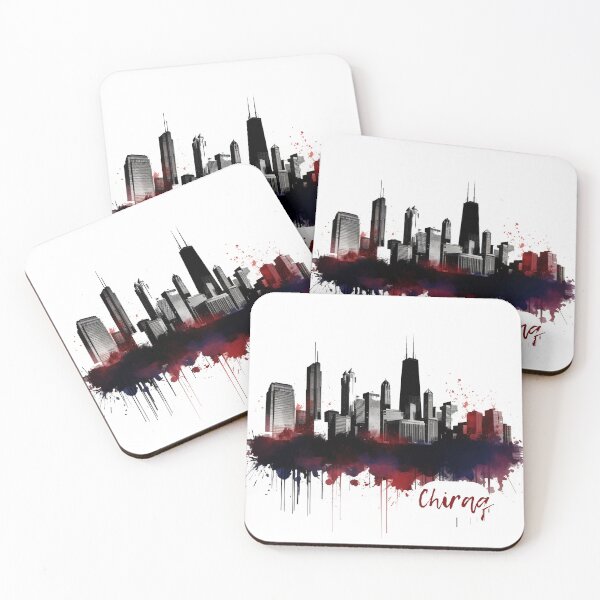 Item preview, Chiraq Chicago City Skyline designed and sold by AndrewWorld.