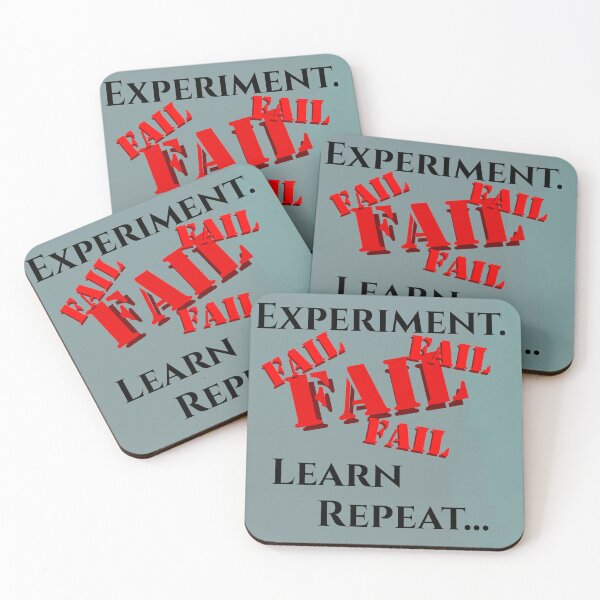 Item preview, Experiment, Fail, Learn, Repeat designed and sold by Councilrock.