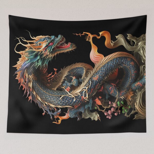 Item preview, 3D Japanese Style Dragon  designed and sold by ZmUGaminG.