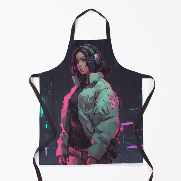 Aperçu de l'œuvre Futuristic Cyberpunk Girl créée et vendue par TMDNE.
