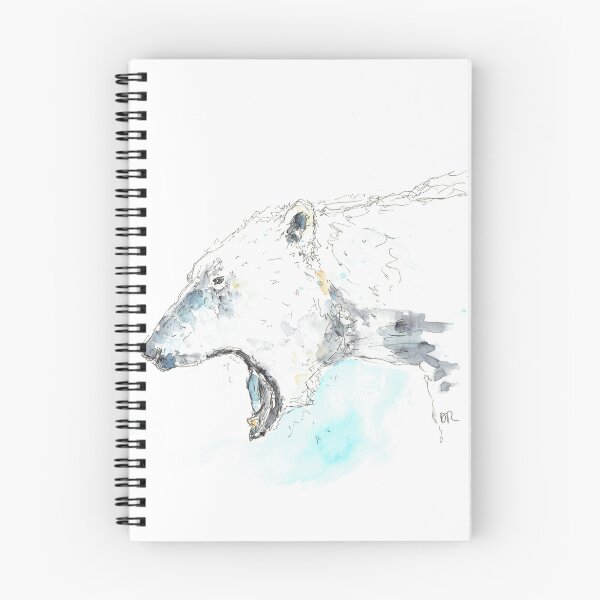 Item preview, Yawning Polar Bear. designed and sold by DebTheZeb.