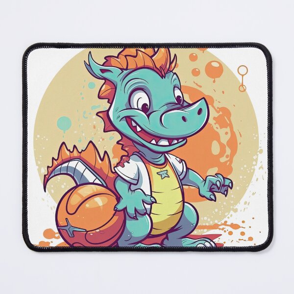 Item preview, Dragon Dribble - Handmade and Legendary Basketball for Intense Passes and Ball-Handling Tactics with Dragon-Inspired Bearded Design designed and sold by DooodleGod.