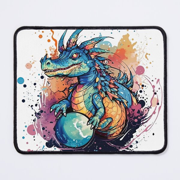 Item preview, Cosmic Drifting Dragon - Space Adventures in Weightlessness designed and sold by DooodleGod.