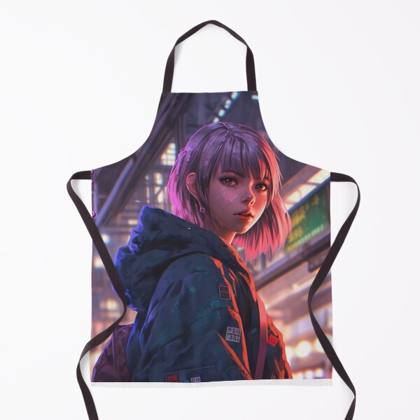Aperçu de l'œuvre Futuristic Cyberpunk Girl créée et vendue par TMDNE.