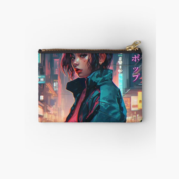 Aperçu de l'œuvre Futuristic Cyberpunk Girl créée et vendue par TMDNE.