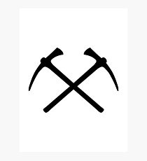 Climbing picks axe Photographic Print