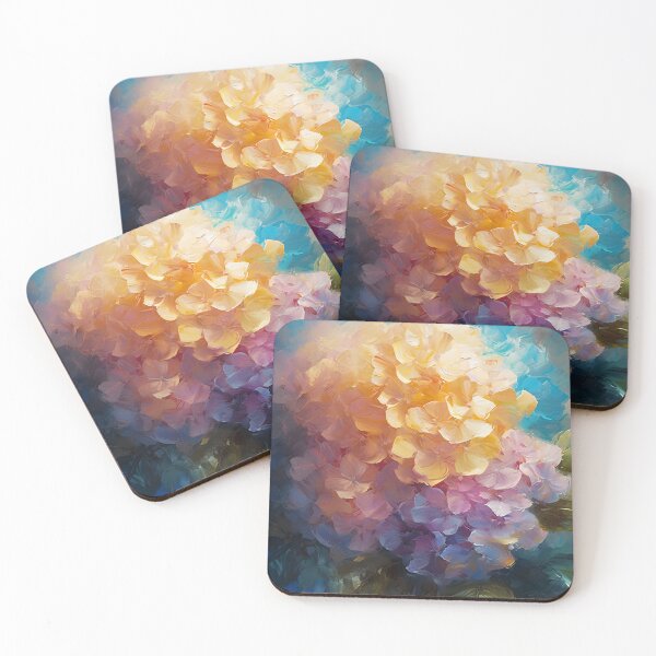 Item preview, Glowing Hydrangea painting 3 designed and sold by Art by Lilia.
