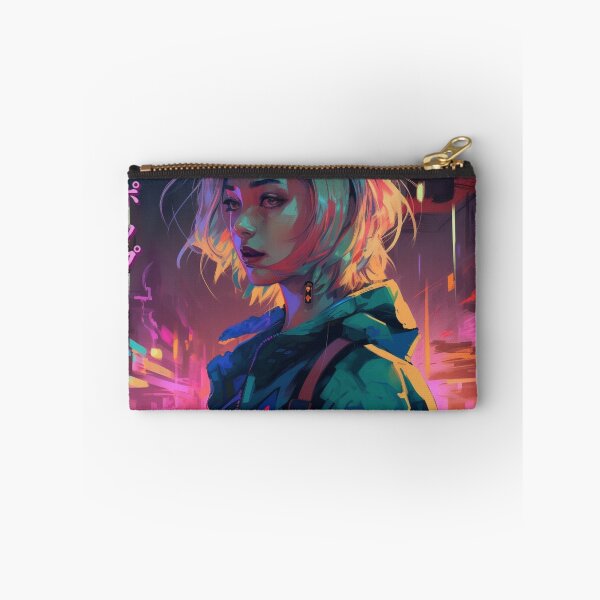 Aperçu de l'œuvre Futuristic Cyberpunk Girl créée et vendue par TMDNE.