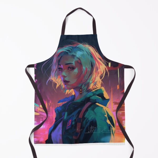 Aperçu de l'œuvre Futuristic Cyberpunk Girl créée et vendue par TMDNE.