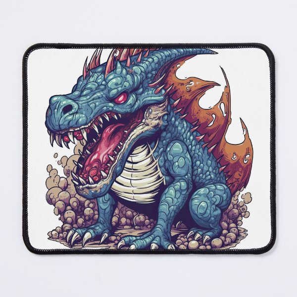 Item preview, Dragon's Reign Apparel - Sharp Teeth & Fiery Claws Tee: Fierce and Majestic Fire-Breathing Mythical Creature Design designed and sold by DooodleGod.