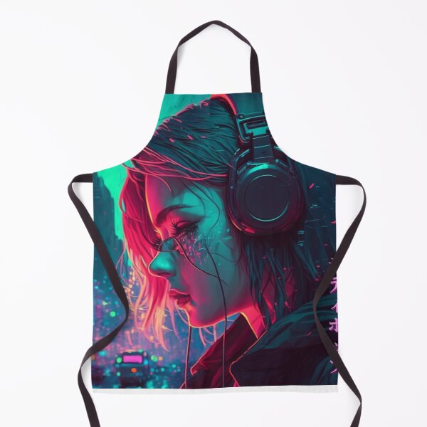 Aperçu de l'œuvre Futuristic Cyberpunk Girl créée et vendue par TMDNE.