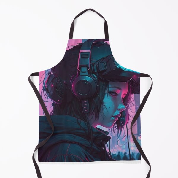 Aperçu de l'œuvre Futuristic Cyberpunk Girl créée et vendue par TMDNE.
