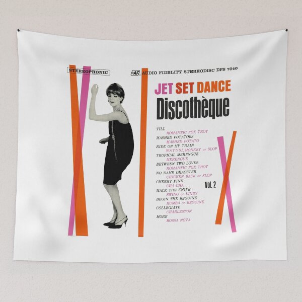 Item preview, JET SET DANCE DISCOTHEQUE - RECORD SLEEVE designed and sold by ThrowbackAds.