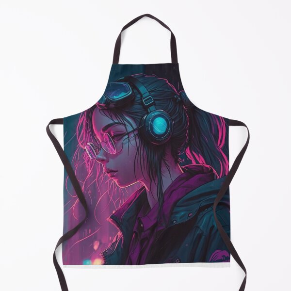 Aperçu de l'œuvre Futuristic Cyberpunk Girl créée et vendue par TMDNE.