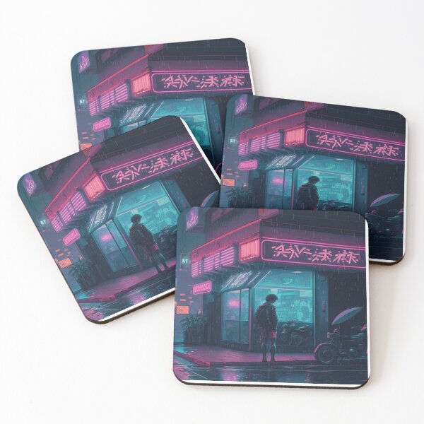 Item preview, Futuristic Cyberpunk Cafe designed and sold by TMDNE.