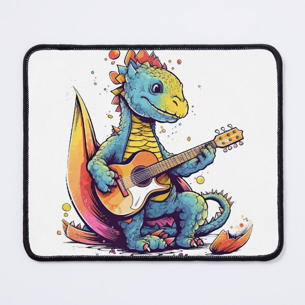 Item preview, Dragon's Melodies Guitarist: Mastering Energy-Packed Performances and Versatile Techniques designed and sold by DooodleGod.